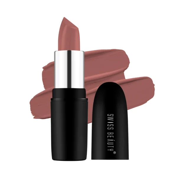 Swiss Beauty Pure Matte Lipstick 203 Hazlenut