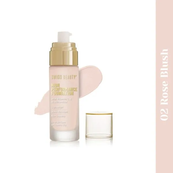 Swiss Beauty High Performance Foundation 02 Rose Blush 55g